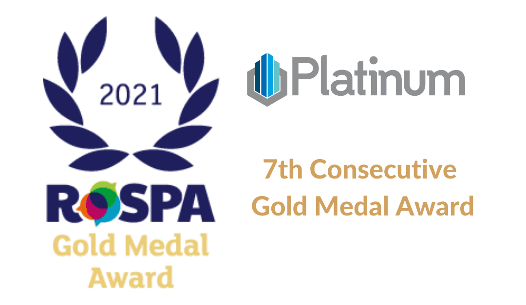 Platinum receives Seventh Consecutive RoSPA Gold